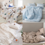 [올리비아데코] 사계절 디자인/모던 먼지없는 60수 순면 차렵이불(S/Q)