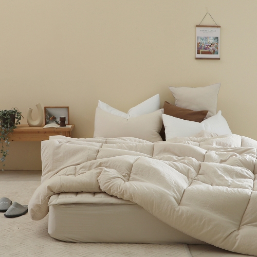 [올리비아데코] 구름촉감 마이팔레트 먼지없는 세미워싱 차렵이불(S/Q)_13color