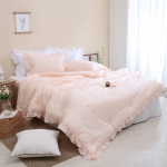 [올리비아데코] 러버블 60수 순면 프릴 차렵이불(S/Q) - 6color