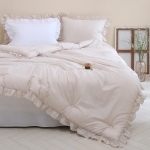 [올리비아데코] 러버블 60수 순면 프릴 차렵이불(S/Q) - 6color