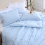 [올리비아데코] 러버블 60수 순면 프릴 차렵이불(S/Q) - 6color