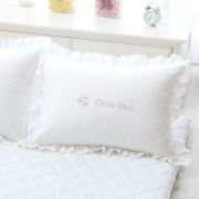 [올리비아데코] 애너벨리 60수 아사 프릴 베개커버(50x70)