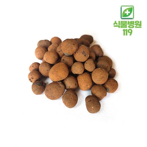 황토 하이드로볼 1L (약250g) 수경재배 세라믹볼 분갈이흙 홈가드닝 화분마감재