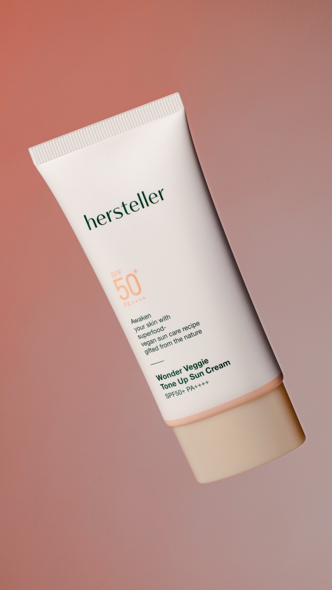 허스텔러 원더 베지 톤업 선크림 SPF50+ PA++++ 50ml