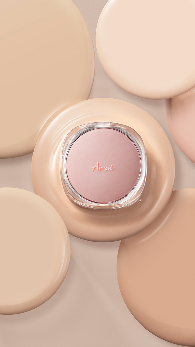 [단독증정]아리얼 잉크 피더 커버 래스팅 쿠션 SPF50/PA++++&필링패드30매+클렌징티슈30매 증정