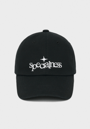 SPECIALNESS BALL CAP [BLACK]