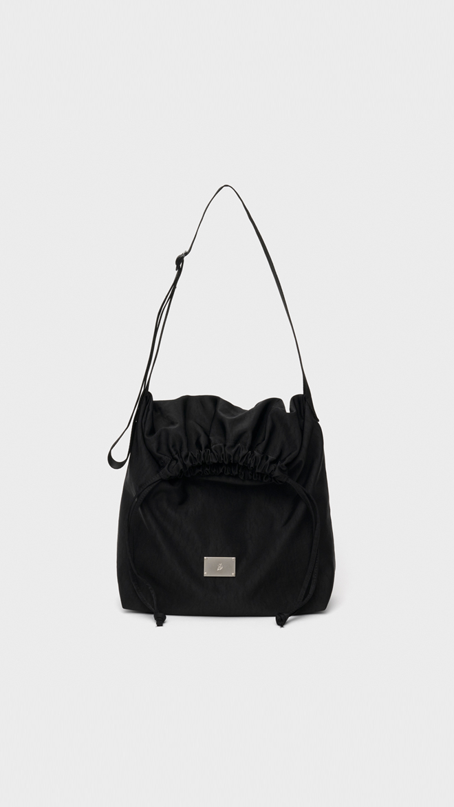 [5/23순차출고] SHELL CITY CROSS BAG [BLACK]