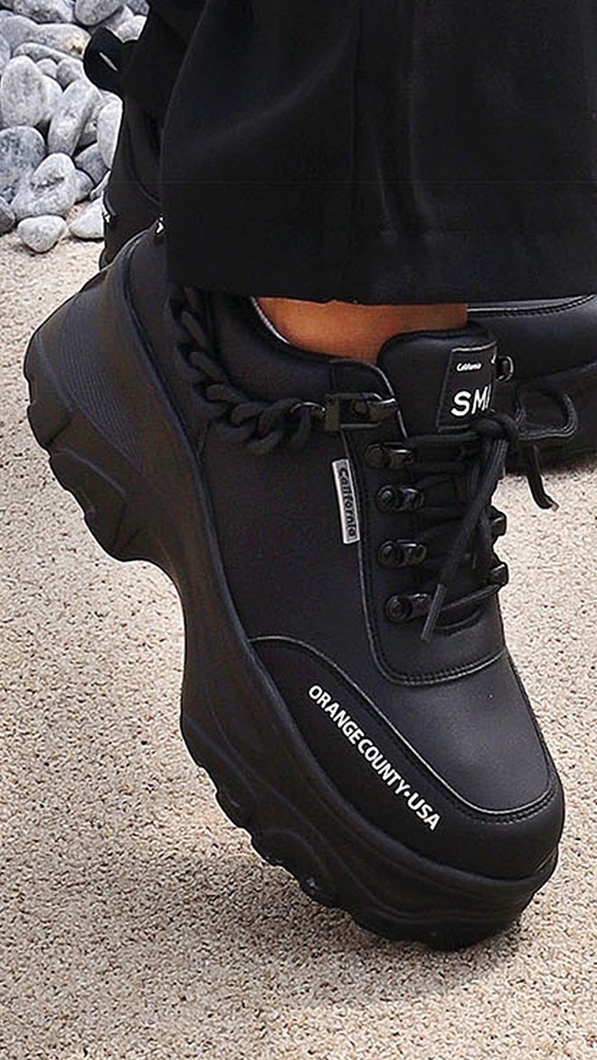SMA SHOES 모니카 스니커즈 블랙체인