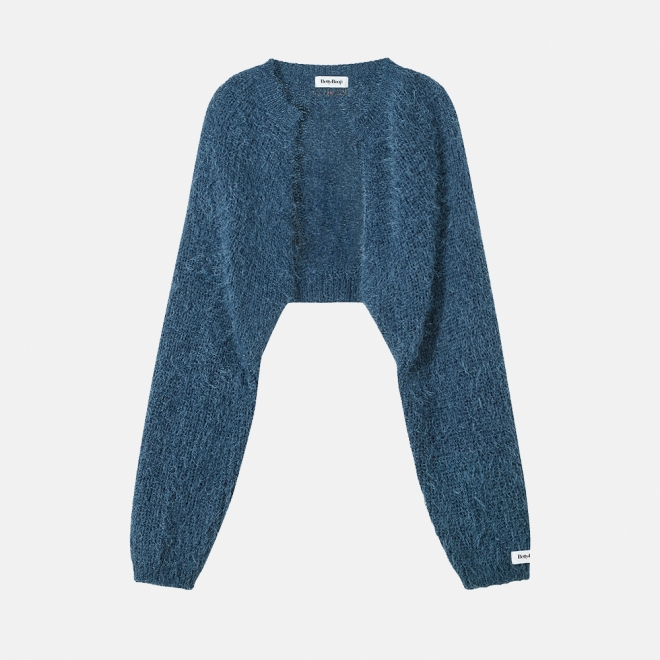 베티붑 소프트 텍스처 크롭 볼레로 가디건(2 Colors)