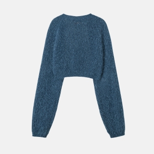 베티붑 소프트 텍스처 크롭 볼레로 가디건(2 Colors)