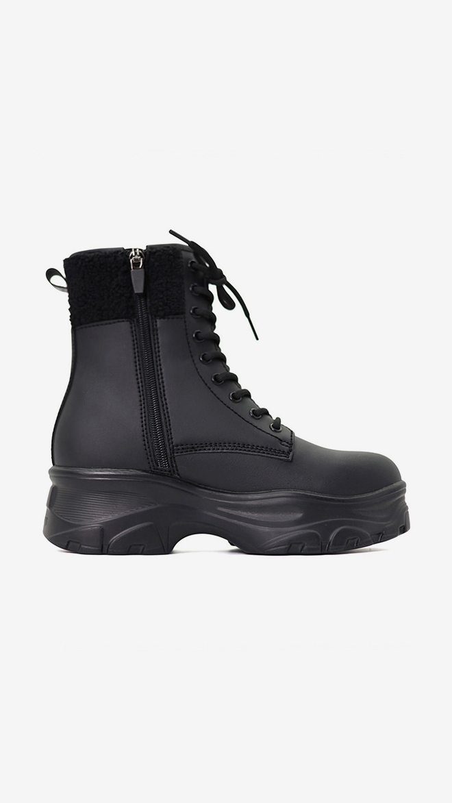 SMA SHOES 아비가일 레이스업 부츠