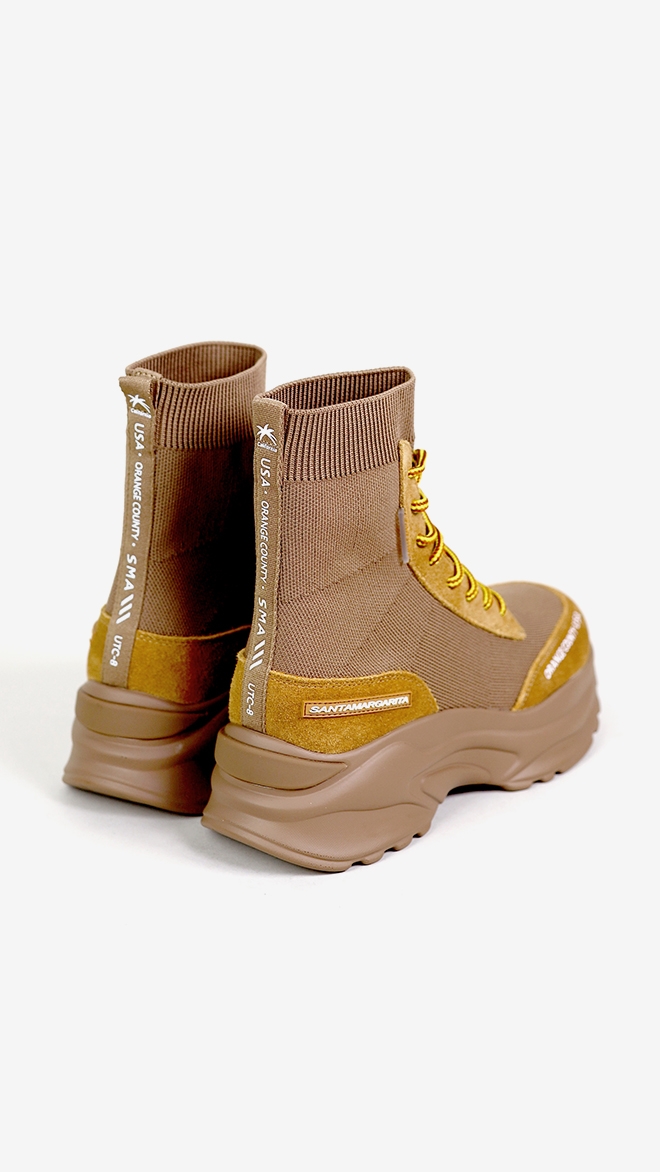 SMA SHOES 진 워커 부츠 카멜 리얼레더