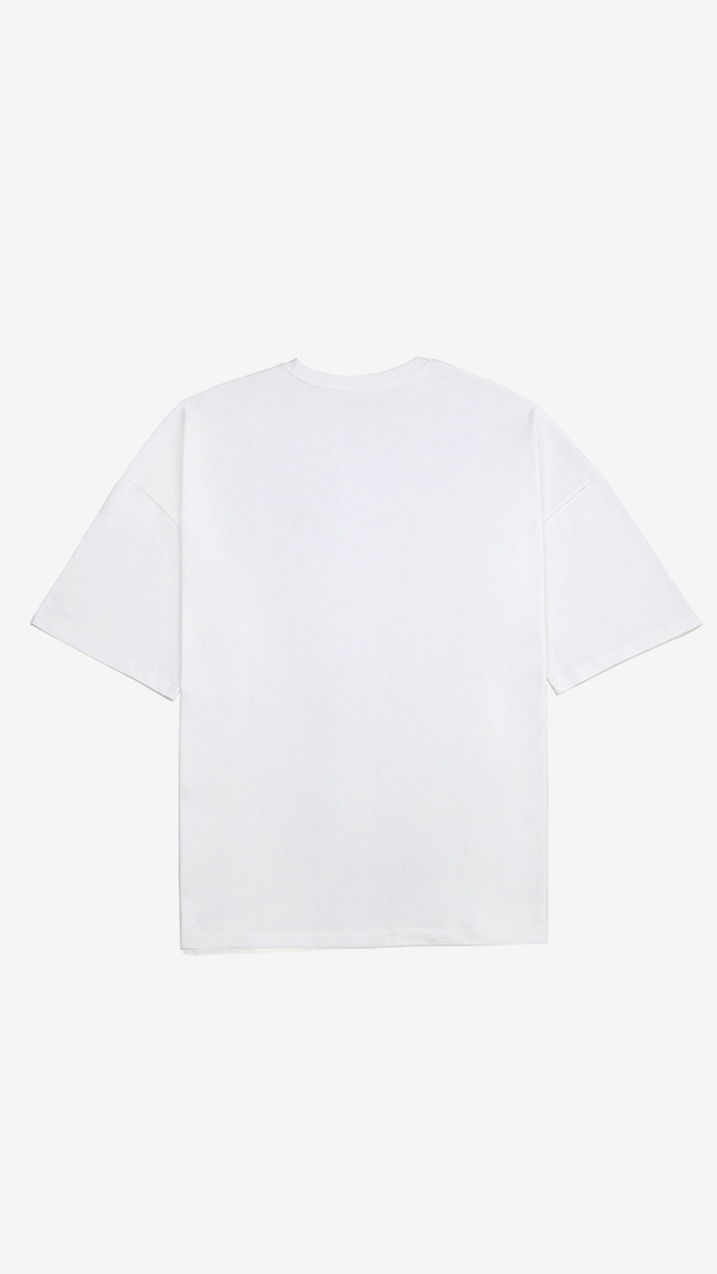 SMA SHOES Heart-Logo T-Shirt_White (Over-Fit) 남녀공용