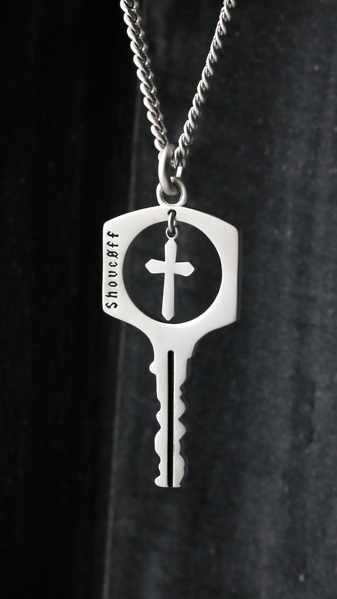 SVN-153 십자가 열쇠 체인목걸이