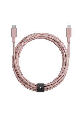 BELT CABLE XL ROSE (USB-C TO LIGHTNING)