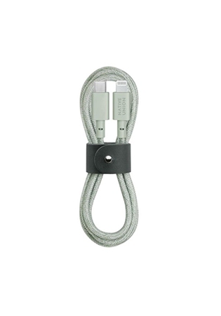 BELT CABLE GREEN (USB-C TO LIGHTNING)