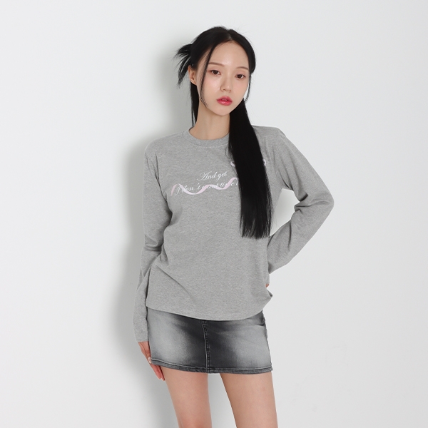 발레리나 레귤러핏 긴팔티