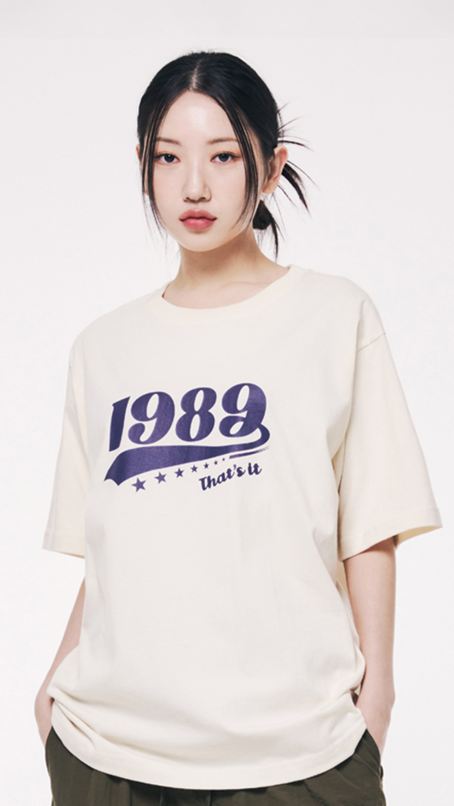 올드스쿨 1989 반팔티 [크림]