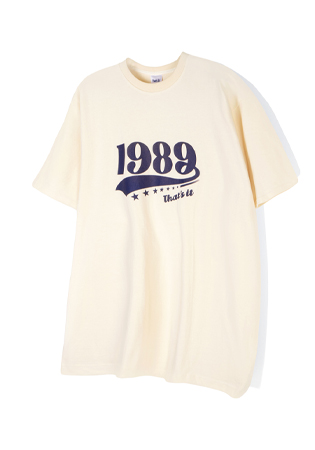 올드스쿨 1989 반팔티 [크림]