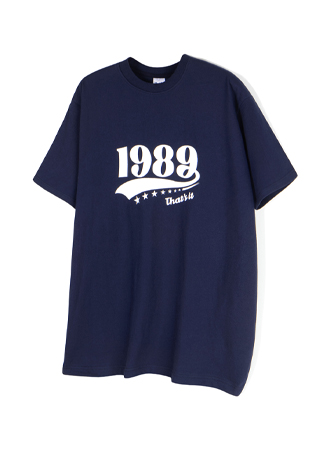 올드스쿨 1989 반팔티 [네이비]