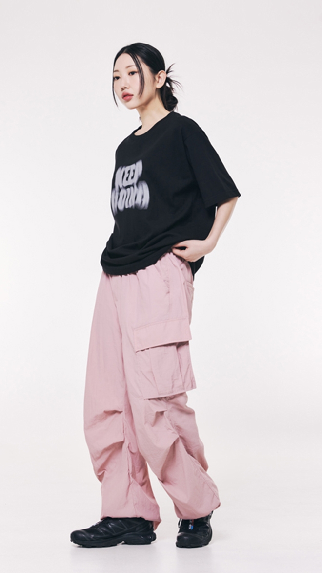 킵 고잉 반팔티 [블랙]