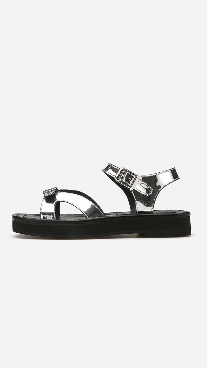 스티치 버클 스트랩 샌들 412324012 (2.5cm/3colors)