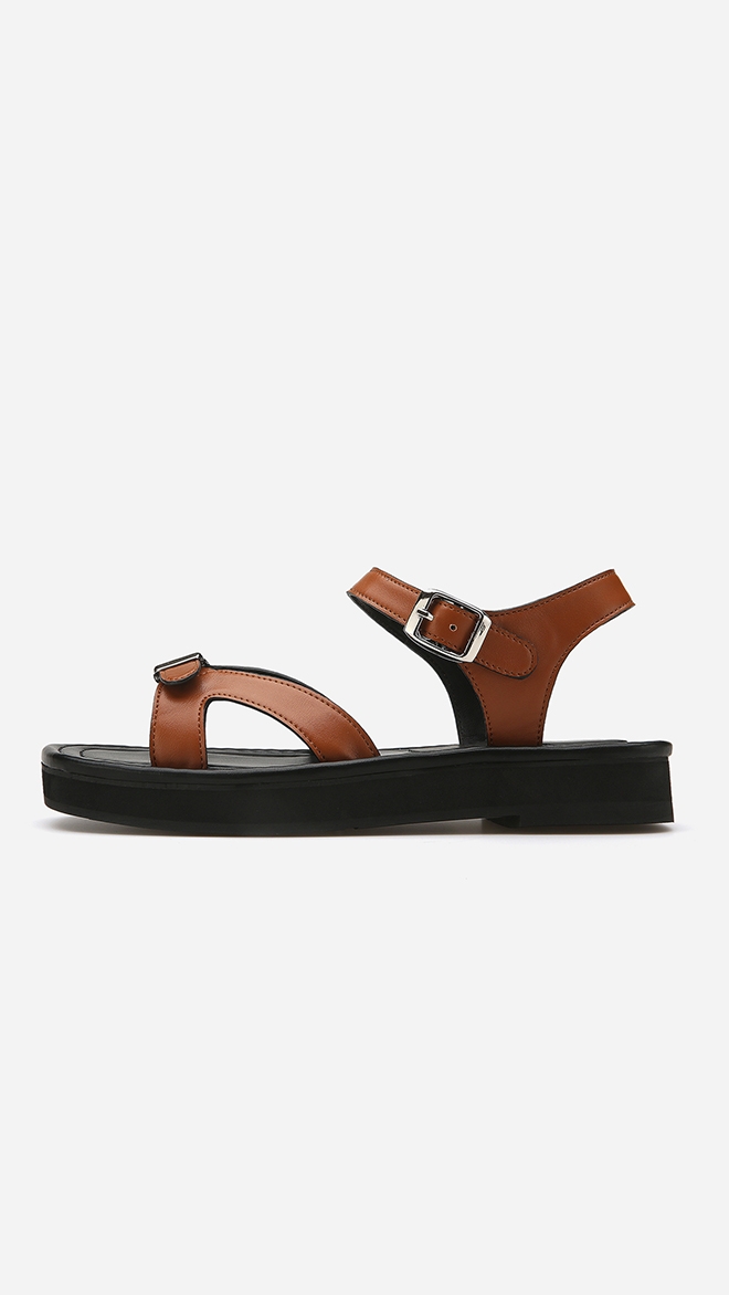 스티치 버클 스트랩 샌들 412324012 (2.5cm/3colors)