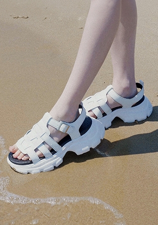 Honey be(허니비) 청키 피셔맨 샌들 412424002 (6.5cm/3colors)