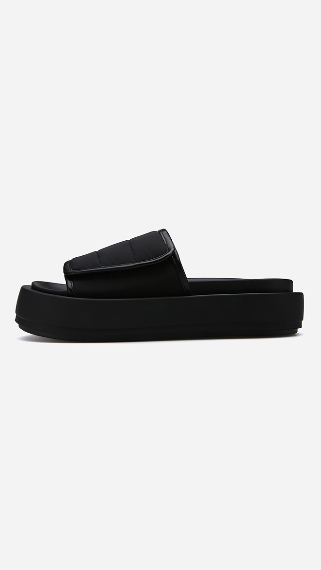 패브릭 벨크로 플랫폼 슬리퍼 412423004 (4cm/3colors)
