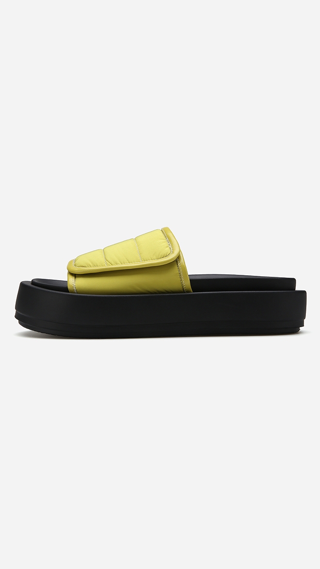 패브릭 벨크로 플랫폼 슬리퍼 412423004 (4cm/3colors)