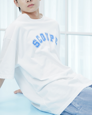 아치 로고 티셔츠 화이트