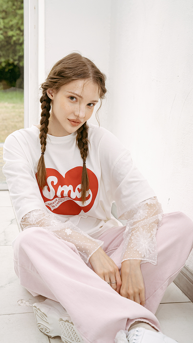 HANE WOMAN + DOG T-SHIRT COUPLE LOOK SET(단품도 구매 가능)