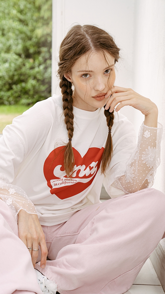 HANE WOMAN + DOG T-SHIRT COUPLE LOOK SET(단품도 구매 가능)