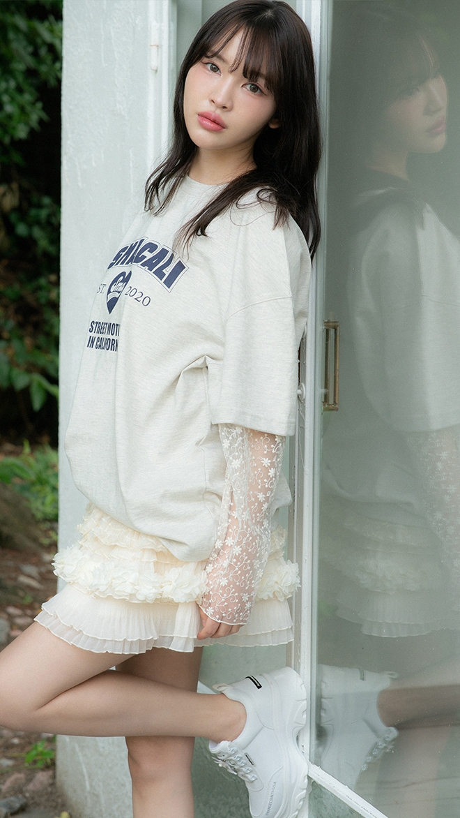 DAYNE WOMAN + DOG T-SHIRT COUPLE LOOK SET(단품만 구매 가능)