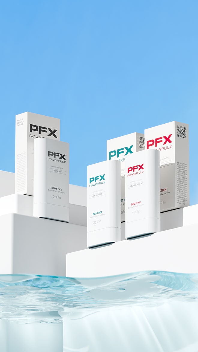 파워풀엑스 PFX 데오스틱 극강뽀송 겨드랑이 땀 & 냄새 억제 데오드란트 3Type