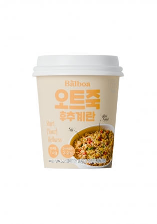 발보아 저당 오트죽 40g 후추계란