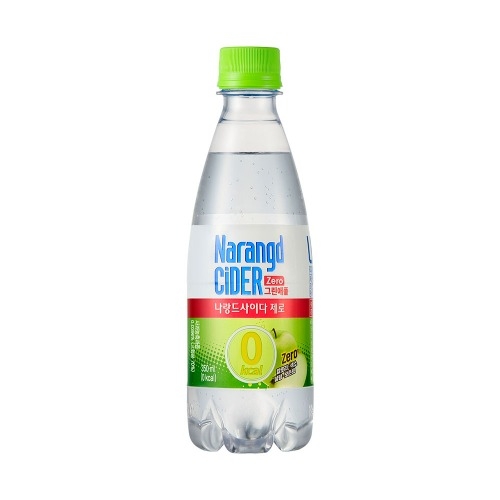 나랑드사이다 제로 그린애플 350ml 페트 20입(1박스)