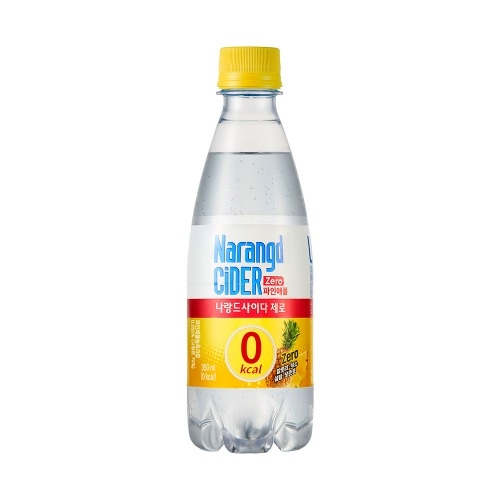 나랑드사이다 제로 파인애플 350ml 페트 20입(1박스)