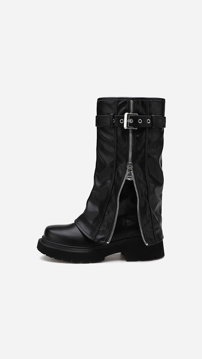 워머 벨티드 미들부츠 412446004(4cm/1color)