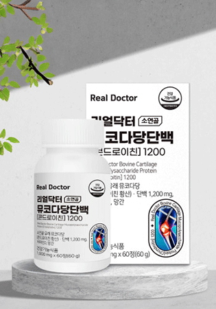 리얼닥터 소연골 뮤코다당단백[콘드로이친] 1200 관절 관절영양제 관절건강