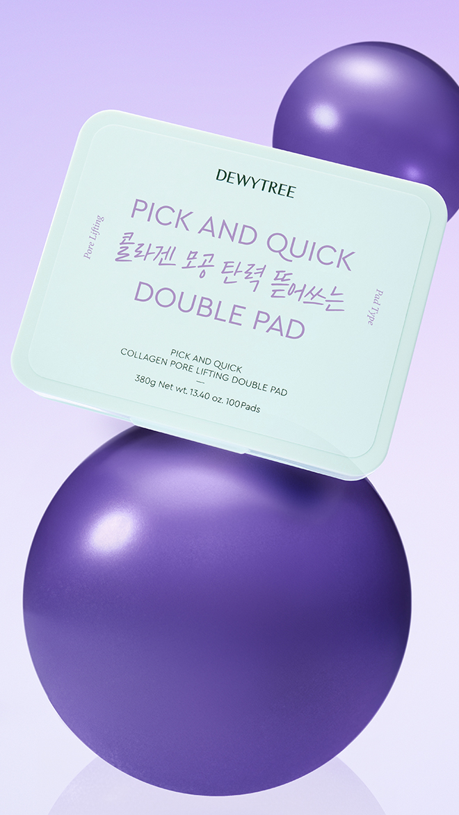 픽 앤 퀵 콜라겐 모공 탄력 뜯어쓰는 더블 패드