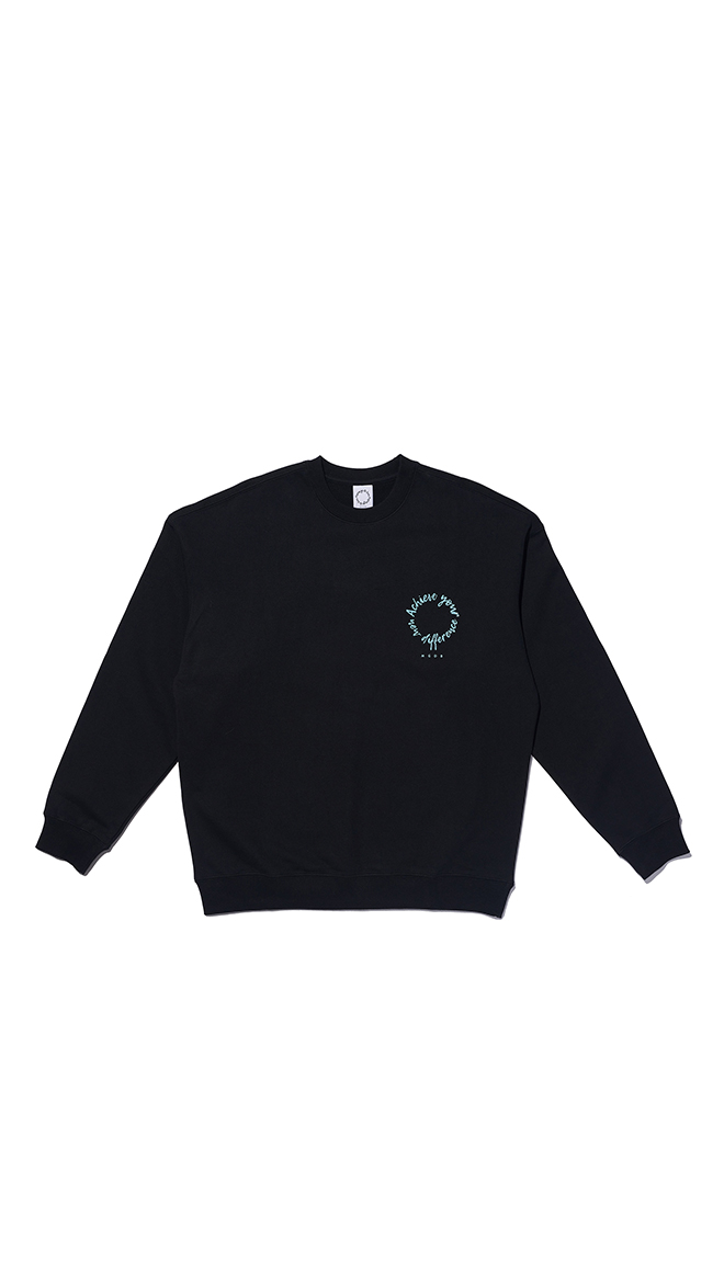 [마리아쥬드비엔] BLACK SWEAT-SHIRTS (166)