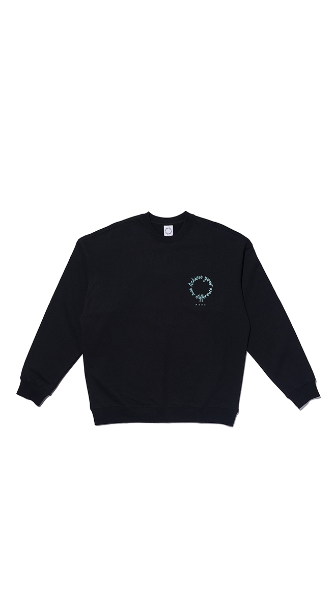 [마리아쥬드비엔] BLACK SWEAT-SHIRTS (166)