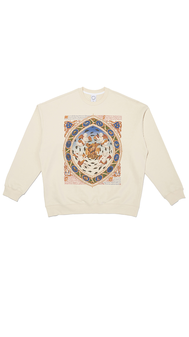 [마리아쥬드비엔] CREAM SWEAT-SHIRTS (084)
