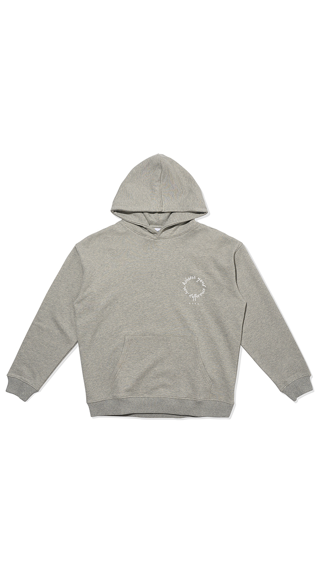 [마리아쥬드비엔] MELANGE GRAY HOODIE (246)
