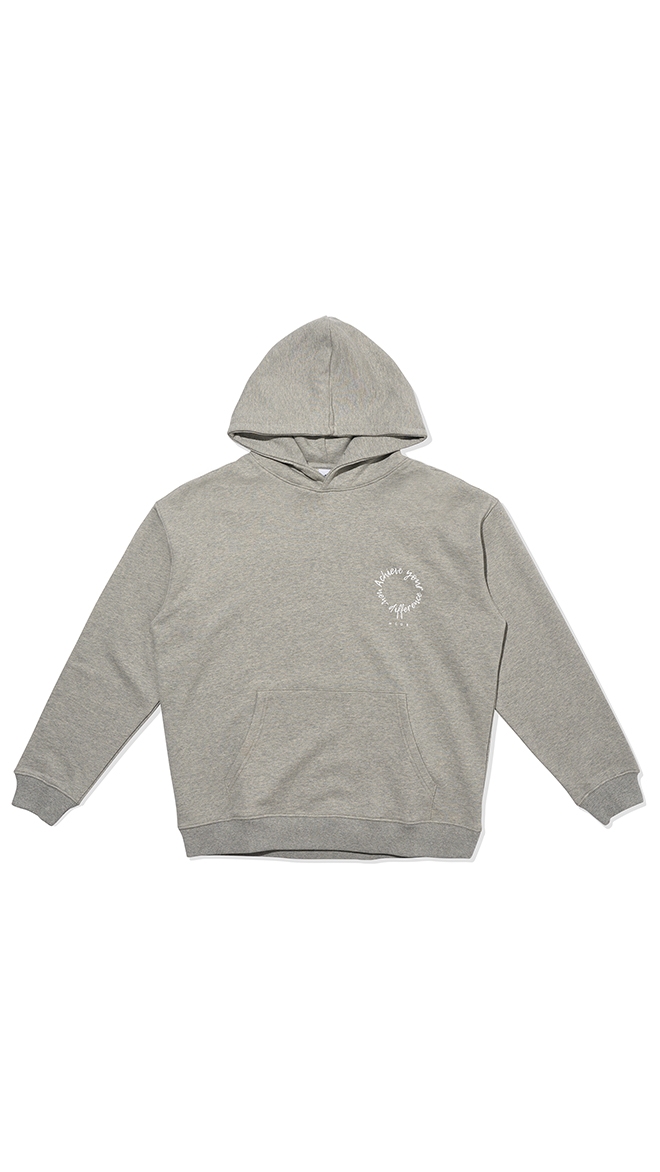 [마리아쥬드비엔] MELANGE GRAY HOODIE (246)