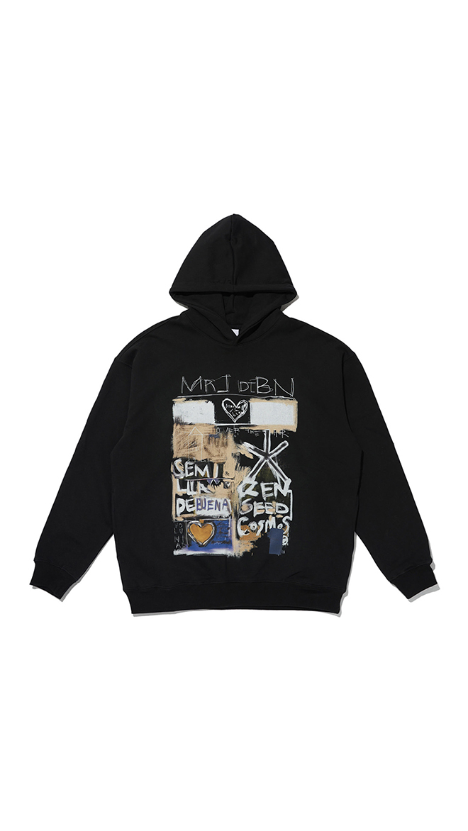 [마리아쥬드비엔] BLACK HOODIE (187)