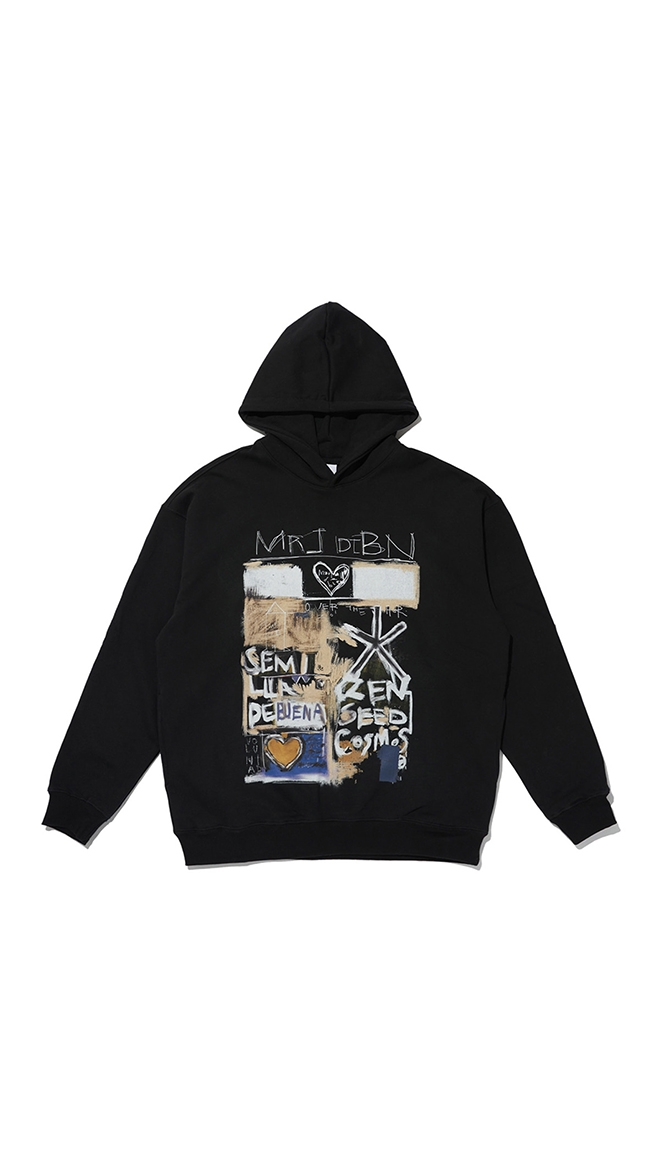 [마리아쥬드비엔] BLACK HOODIE (187)