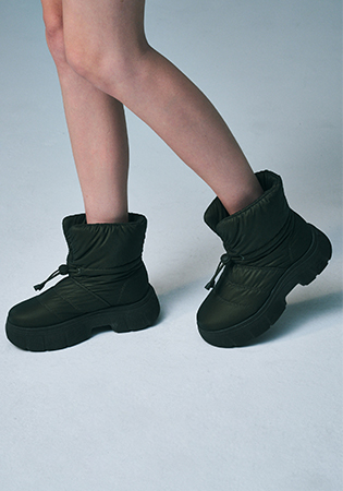 플러피 패딩부츠 412446011 (6cm/3colors)