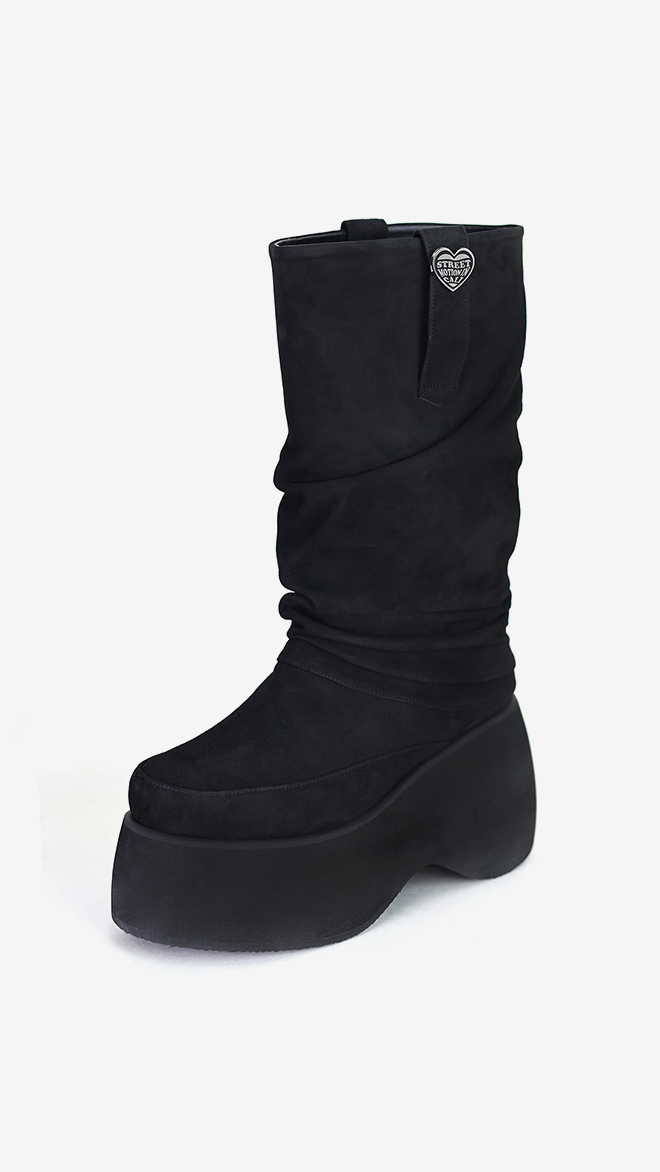 SMA SHOES LUXE LINE 소피아 리얼레더 플랫폼 부츠